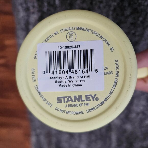 POMELO 40oz Stanley  Quencher Tumbler pastel yellow NEW - Picture 5 of 5